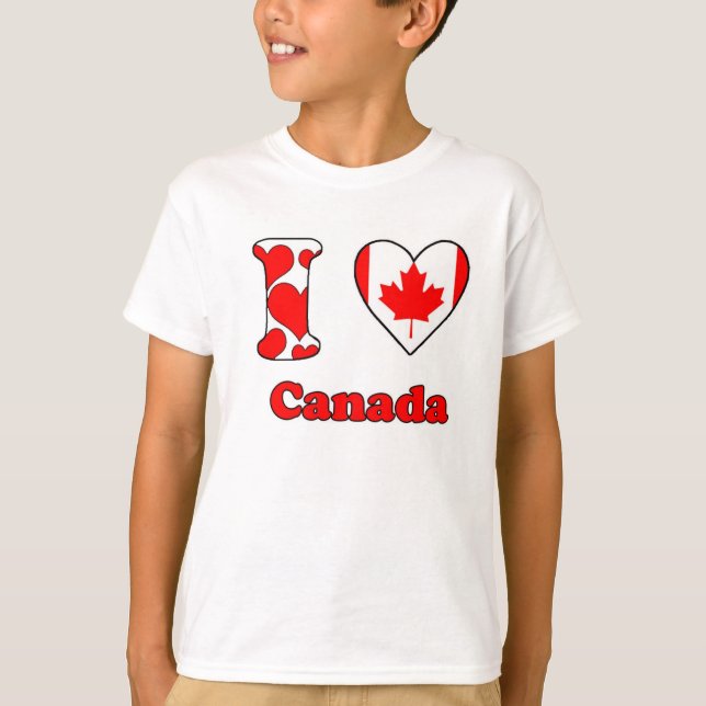 Camiseta Amo Canadá (Anverso)