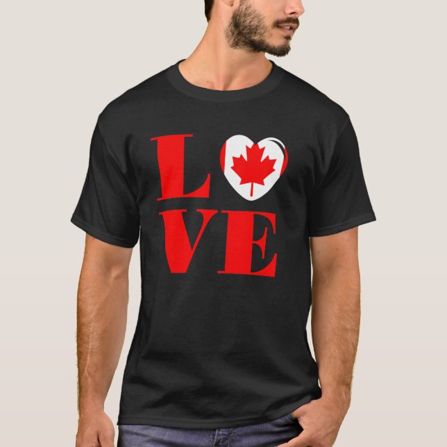 Camiseta Amo Canadá (Anverso)