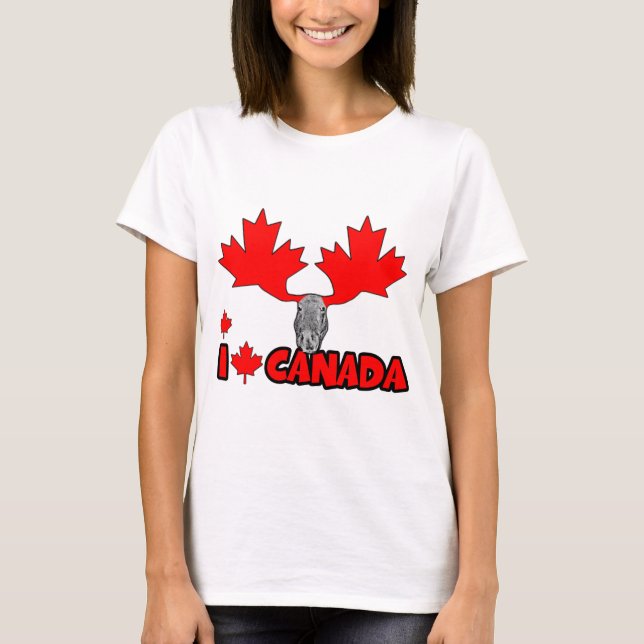 Camiseta Amo Canadá (Anverso)