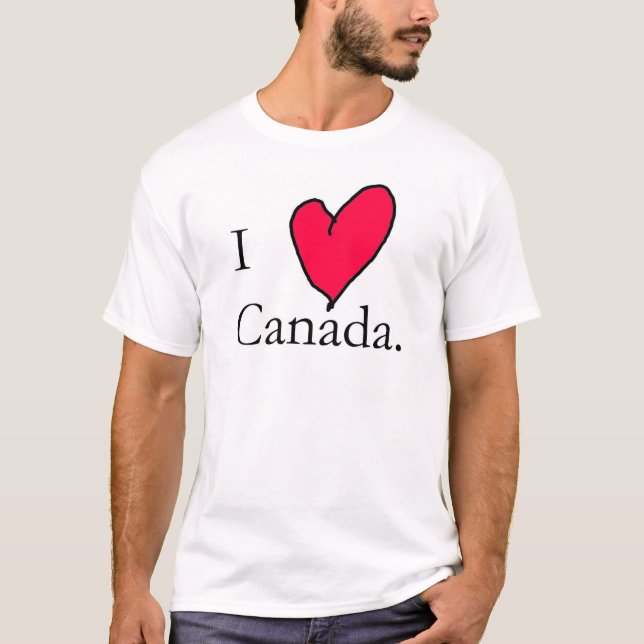 Camiseta Amo Canadá (Anverso)