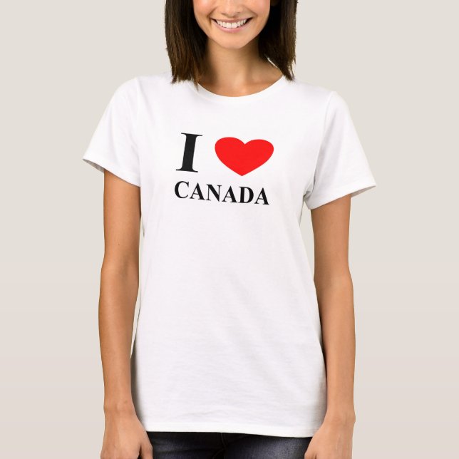 Camiseta Amo Canadá (Anverso)