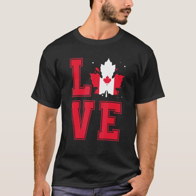 Camiseta Amo Canadá (Anverso)