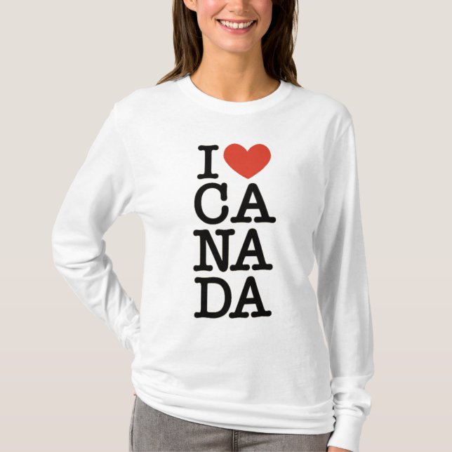 Camiseta Amo Canadá (Anverso)