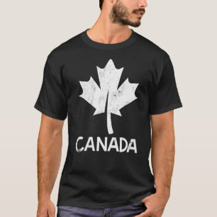 Camiseta Amo Canadá Bandera Canadiense Vintage Arce Canadie