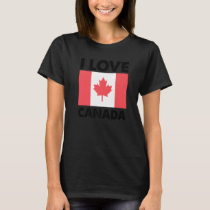 Camiseta Amo Canadá Corazón Canadá Familia Viajes Canadá