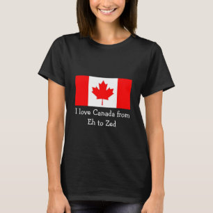 Camiseta Amo Canadá de Eh a la zeta - diversión