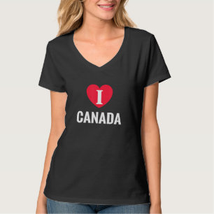 Camiseta Amo Canadá Viajes Patrióticos al País de Origen