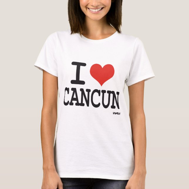 Camiseta Amo Cancun (Anverso)