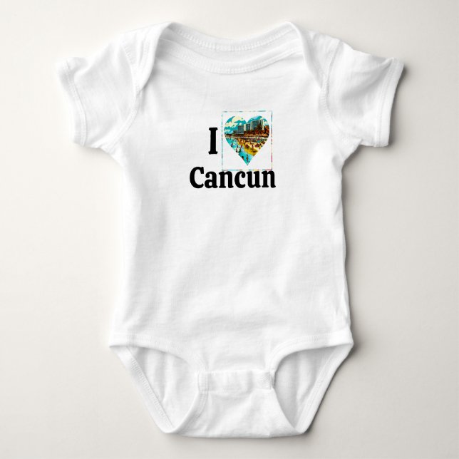 Camiseta Amo Cancún, México (Anverso)