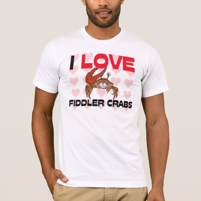 Camiseta Amo cangrejos de Fiddler (Anverso)