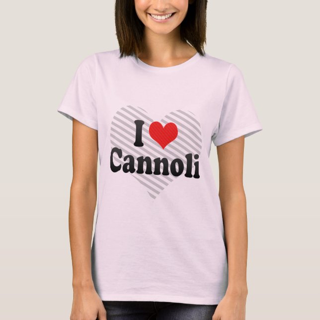 Camiseta Amo Cannoli (Anverso)