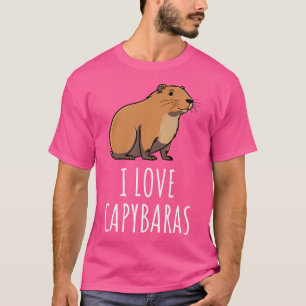 Camiseta Amo Capybaras