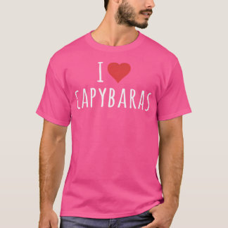 Camiseta Amo Capybaras