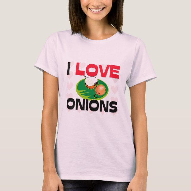 Camiseta Amo cebollas (Anverso)