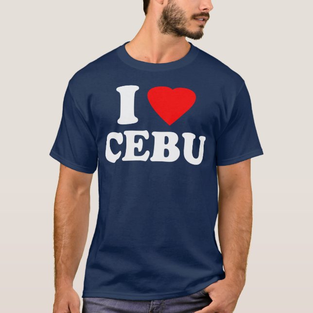 Camiseta Amo Cebú (Anverso)