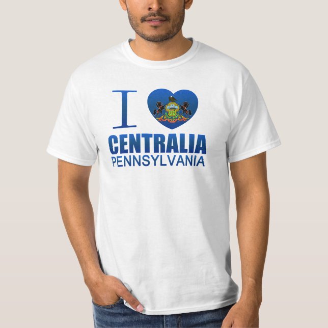Camiseta Amo Centralia, PA (Anverso)