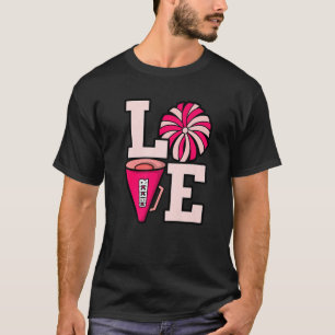 Camiseta Amo Cheerled CheerLeader CheerLeer entrenador de e