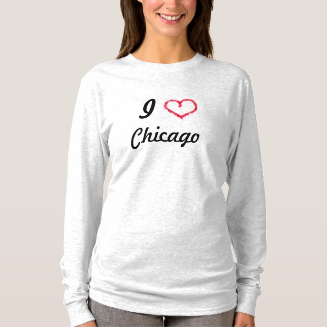 Camiseta Amo Chicago (Anverso)