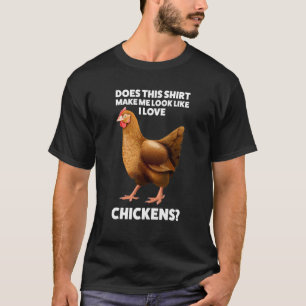 Camiseta Amo Chickens Chicken