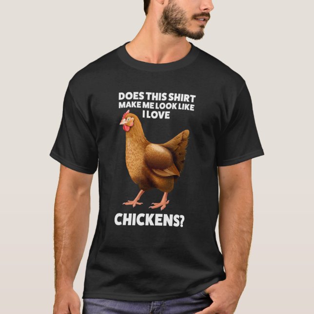 Camiseta Amo Chickens Chicken (Anverso)
