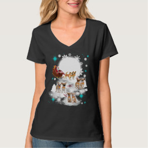 Camiseta Amo Chihuahua Feliz Navidad Perro Chihuahua