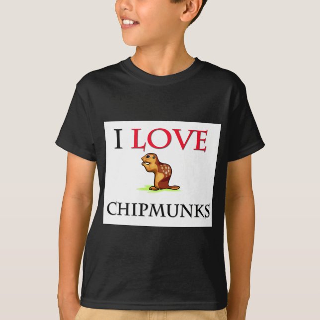 Camiseta Amo Chipmunks (Anverso)
