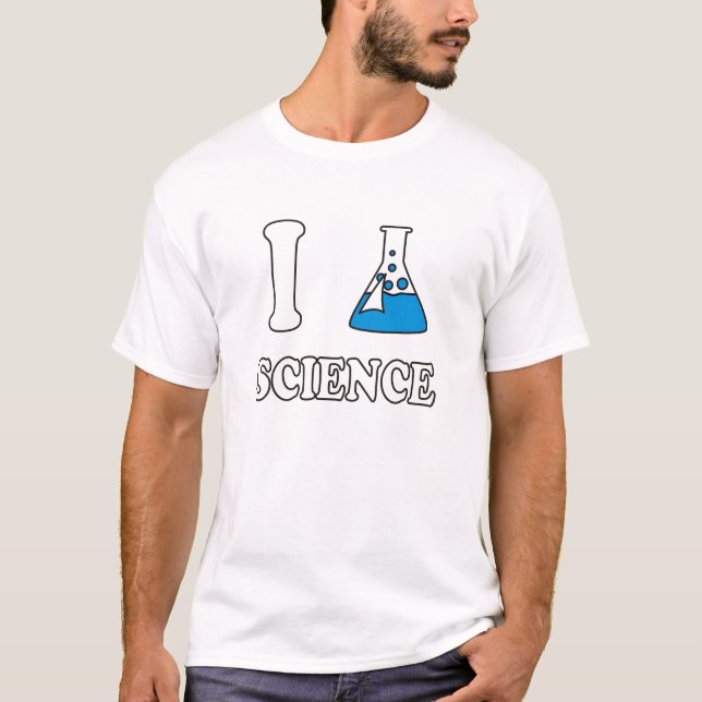 Camiseta Amo ciencia (Anverso)