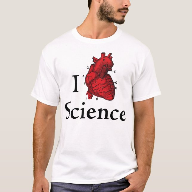 Camiseta Amo ciencia (Anverso)