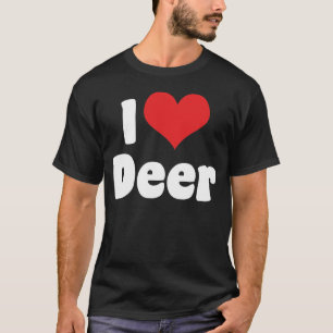 Camiseta Amo Ciervo Corazón
