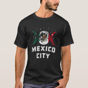 Camiseta Amo Ciudad de México Vacaciones Bandera de México