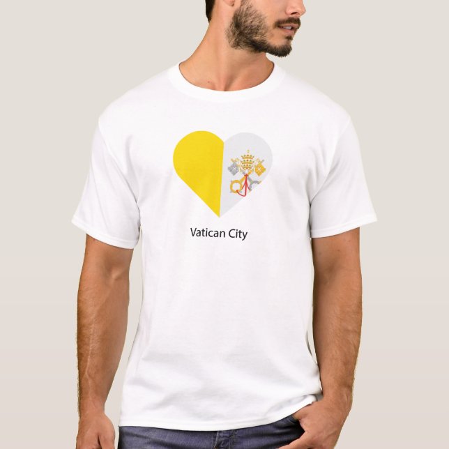 Camiseta Amo Ciudad del Vaticano (Anverso)