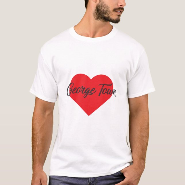 Camiseta Amo Ciudad George - Islas Caimán (Anverso)