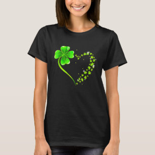 Camiseta Amo clover shamrock corazón suerte encanto irish S