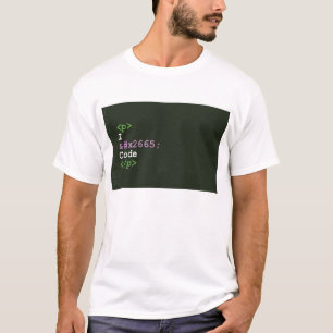 Camiseta Amo código