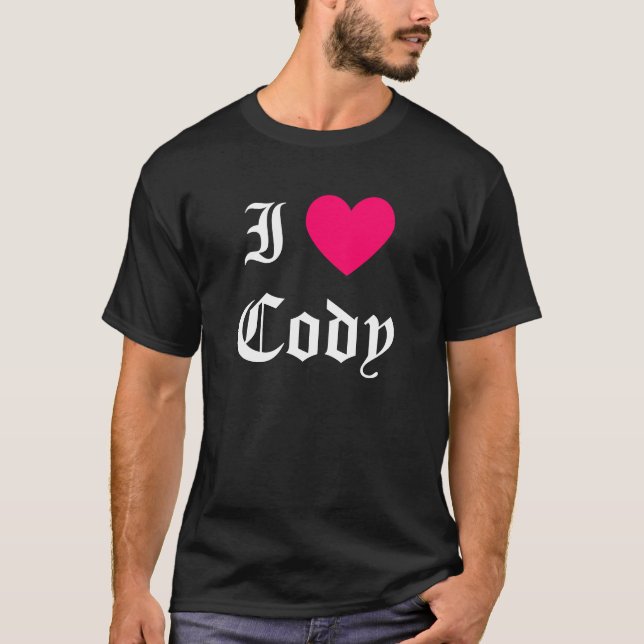 Camiseta Amo Cody (Anverso)
