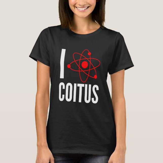 Camiseta Amo Coitus Geek Nerd Funny (Anverso)