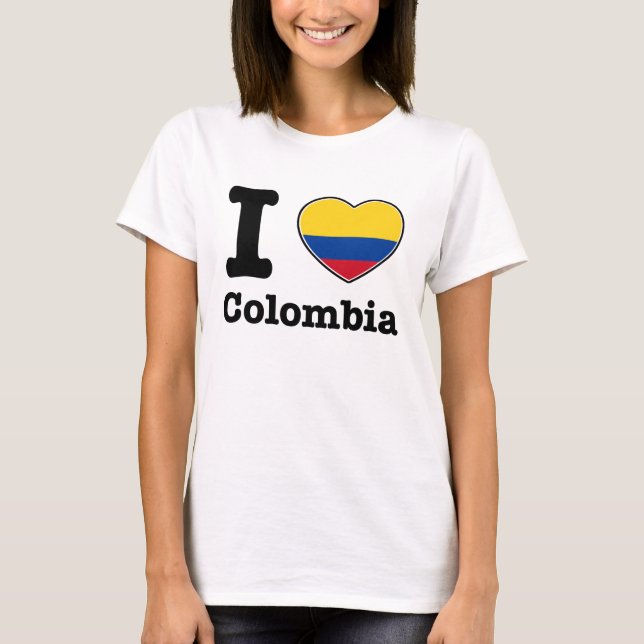 Camiseta Amo Colombia (Anverso)