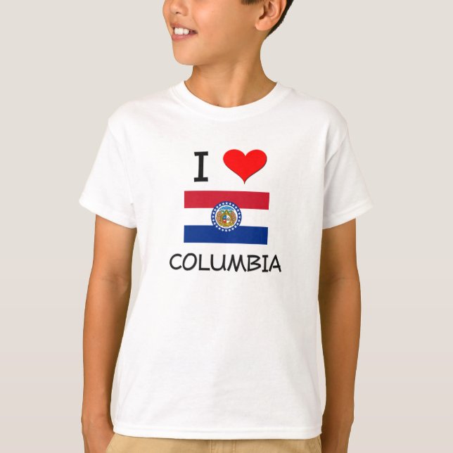 Camiseta Amo Columbia Missouri (Anverso)