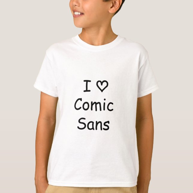 Camiseta ¡Amo cómico sin! (Anverso)