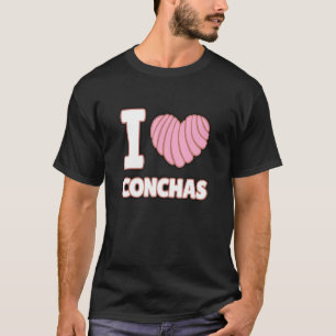 Camiseta Amo Conchas Pan Mexicano Yummy Concha Pan de