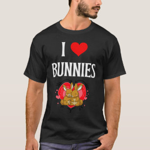 Camiseta Amo conejitos Me encantan los conejos Conejos Cone
