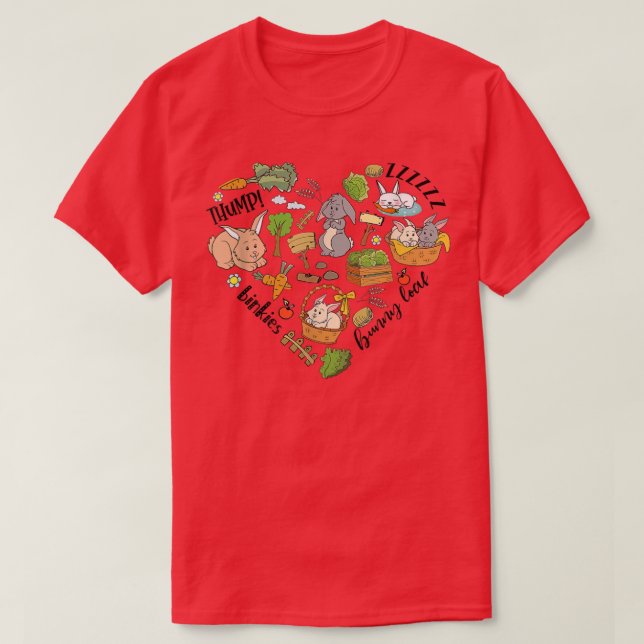 Camiseta Amo Conejos Conejo Conejo Conejo Conejo Conejo Con (Diseño del anverso)