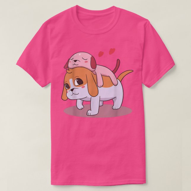 Camiseta Amo conjunto de animales  (Diseño del anverso)
