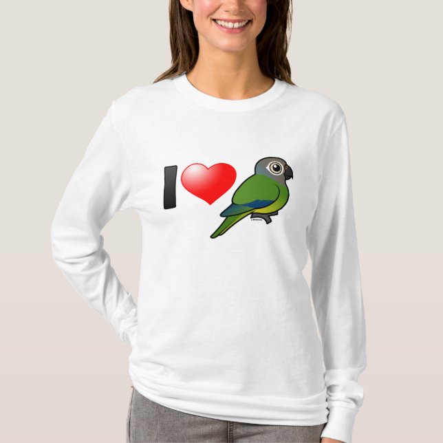 Camiseta Amo Conures Oscuro-dirigido (Anverso)