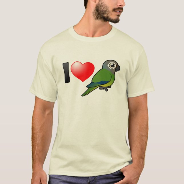 Camiseta Amo Conures Oscuro-dirigido (Anverso)