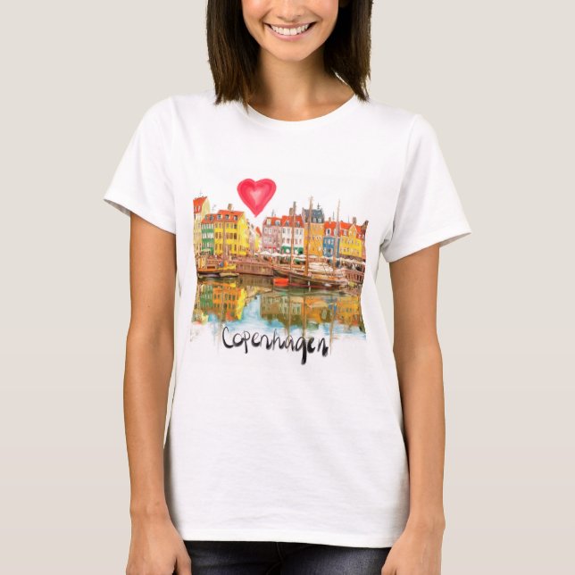 Camiseta Amo Copenhague (Anverso)