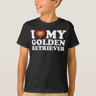 Camiseta Amo (Corazón) a mi Golden Retriever