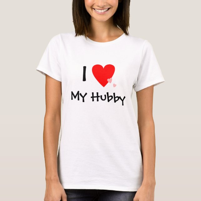 Camiseta Amo (corazón) a mi marido (Anverso)