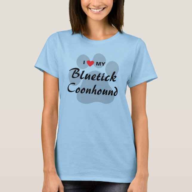 Camiseta Amo (Corazón) A Mis Amantes De Perros De La Coca-C (Anverso)