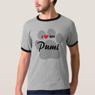 Camiseta Amo (corazón) mi Pumi